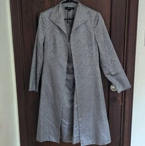 New with Tags Adrianna Vintage Beaded Long Blazer & Sheath Dress Size 6 Wedding